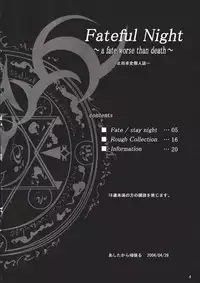(CR35) [Ashitakara Gannbaru (Yameta Takashi)] Fateful Night ~a fate worse than death~ (Fate/stay night)