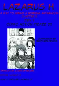 [Zen9] Taikutsu na Gogo no Sugoshikata Ch. 1-7 | A Way to Spend a Boring Afternoon Ch. 1-7 [English] [Lazarus H]