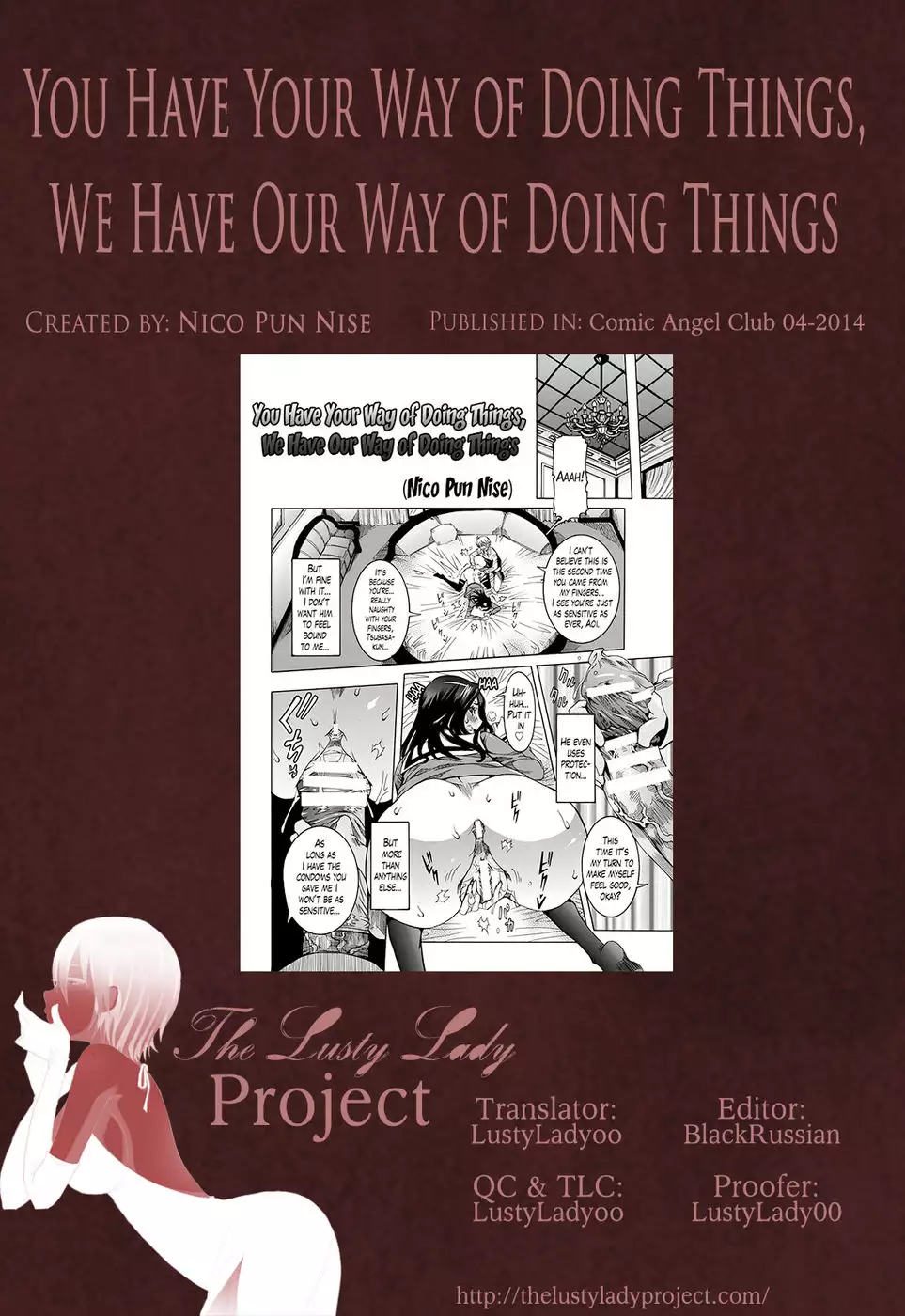 You Have Your Way of Doing Things, We Have Our Way of Doing Things