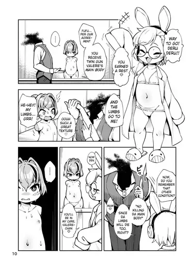 [Nanamehan (Hansharu)] Soujuu no Valerie Inu Pet-ka Kaizou Keikaku | The Plot to Remodel Twin-Gun Valerie into a Pet Dog [Digital] [English] [Pangean]