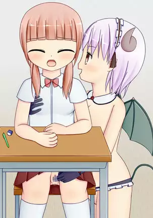 Futanari Akuma to Joshikousei ga Himitsu no Keiyaku de H na Mainichi