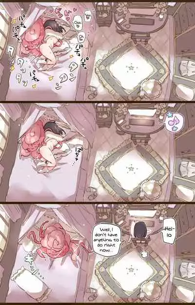 Ouchi de Yaru Koto Nai node Shokushu Shoukan Shite Ecchi ni Fukeru Mahou Shoujo | A Witch Who Can't Have Sex At Home Decides To Summon Some Tentacles Instead