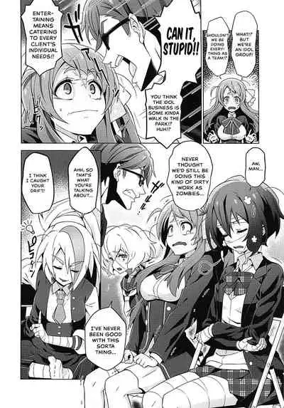 (C96) [Rolling Haiena (Takahan)] Zombie Nikusetsu Eigyou | Zombie Hustling Business (Zombie Land Saga) [English]