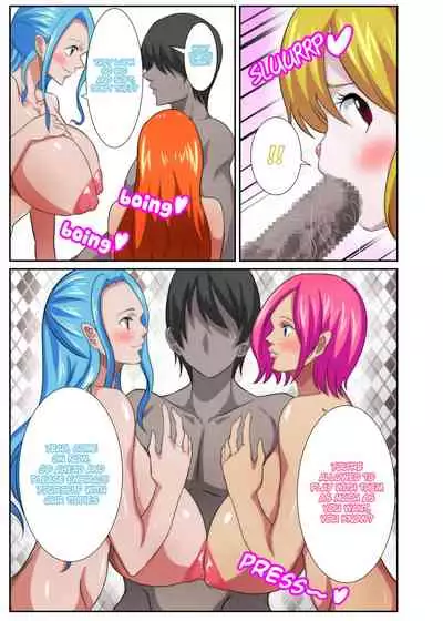 Bakunyuu Heroine no Harem Rakuen | Big Breasted Heroine Harem Paradise