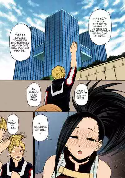 (C88) [CELLULOID-ACME (Chiba Toshirou)] Momo x Shiro (My Hero Academia) [English] {doujins.com} [Colorized]