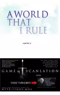 [Tankguy, ROZER] A World That I Rule Ch.01-20 [English] (Game of Scanlation) (Ongoing)