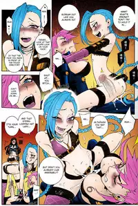 (FF23) [Turtle.Fish.Paint (Hirame Sensei)] JINX Come On! Shoot Faster (League of Legends) [English] [HerpaDerpMan] [Colorized] [Decensored]