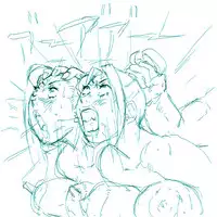 [8 no Ji Club] Anguish Battle (Street Fighter / King of fighters ) + site sketches