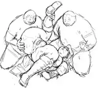 [8 no Ji Club] Anguish Battle (Street Fighter / King of fighters ) + site sketches