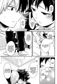 (Douyara Deban no Youda! 10) [Kyujitsusyukkin (Chikaya)] Love Me Tender 3 (Boku no Hero Academia) [English] [Casual Scans]