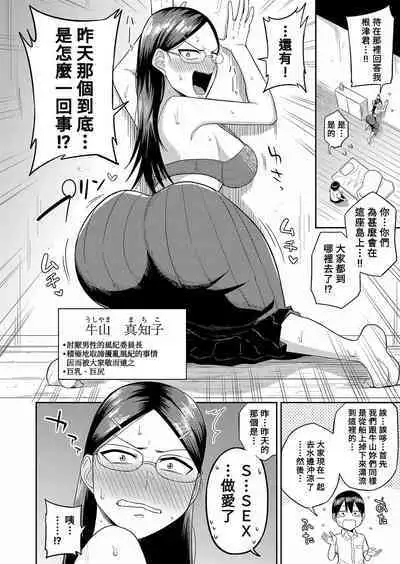 Mujintou de, SEX ni Kyoumishinshin na Dosukebe Inkya Joshi-tachi to Harem Life Chuuhen