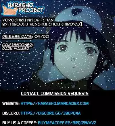 (Kouroumu 13) [Hirojuu Renshuuchou (Hiroya)] Yoroshiku Nitori-chan (Touhou Project) [English] [Harasho Project]