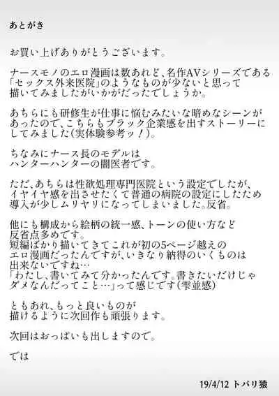 Kimajime Nurse no Seiyoku Shori Jisshuu