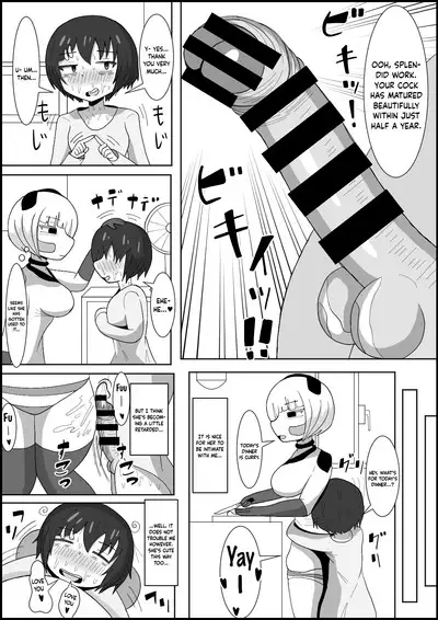 Dosukebe Android to Okonau Futanari Chinpo Eisai Kyouiku