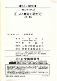 [Yahiro Pochi] Tadashii Majutsu no Asobikata - The right way of playing of magic. [Chinese] [朔夜汉化]