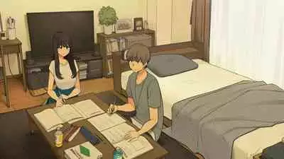 [Wakamatsu] Senpai no Ie de Shiken Benkyou Oshiete moratta node Yuugata ni Kaeru Yotei datta Joshidaisei no Ichinichi [Chinese] [一只麻利的鸽子汉化]
