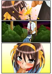 (C79) [Mousou Kai no Juunin wa Iki Teiru (Kandanchi)] Suzumiya Haruhi-san wa Oshikko wo Nomu no ga Daisuki mitai desu. Kouhen (Suzumiya Haruhi no Yuuutsu)