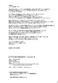 (SC41) [VISIONNERZ (Miyamoto Ryuuichi)] Maid to Chi no Unmei Tokei -Lunatic- (Touhou Project)