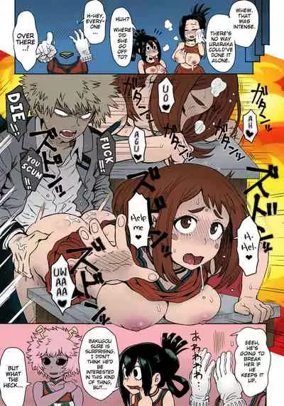 (C90) [Eight Beat (Itou Eight)] Uraraka Ura Fuuzoku | Uraraka's Behind-the-Scenes Prostitution (Boku no Hero Academia) [English] [Glittering Translations] [Colorized]