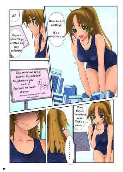 [Ashurame Gajoh (Hakuto)] Toaru Shoujo no Miniature Play | A Certain Specific Girl's Miniature Play (Big Girl Crushed Us) [English] [Digital] [Colored]