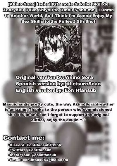 [Akino Sora] Isekai Kita node Sukebe Skill de Zenryoku Ouka Shiyou to Omou 5-sha-me | I Came to Another World, So I Think I'm Gonna Enjoy My Sex Skills to the Fullest! 5th Shot