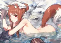 [Ajisaidenden (Kawakami Rokkaku, Takanashi Rei)] Wacchi to Nyohhira Bon FULL COLOR DL Omake (Spice and Wolf) [English] {shippoTranslations} [Digital]