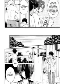 (SUPER23) [Aiou (Aoshi Hina)] Hen na T-shirt Kisetara Kareshi ga Okashiku Natta | Having donned an odd t-shirt, the boyfriend became strange (Free!) [English] [Arigatomina]