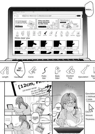 ●●●r Chinko o Tanomitai Onee-san｜The Girl Who Wants to Order Uber Dicks