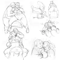 [8 no Ji Club] Anguish Battle (Street Fighter / King of fighters ) + site sketches