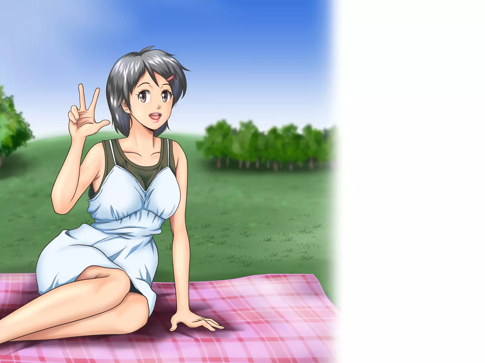 Working Holiday de Kaigai ni Sundeiru Kanojo ni Ai ni Itta Kekka…。