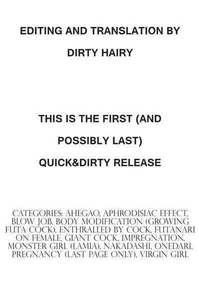 (C91) [Setouchi Pharm (Setouchi)] Onna Yuusha Tai Futanari Lamia | Lady Hero vs Futanari Lamia [English] [Dirty Hairy]