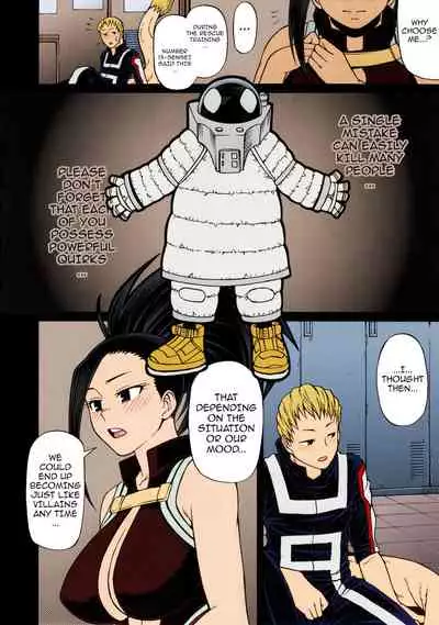 (C88) [CELLULOID-ACME (Chiba Toshirou)] Momo x Shiro (My Hero Academia) [English] {doujins.com} [Colorized]