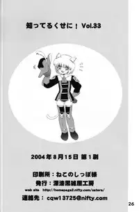 (C66) [Shin Shikkoku Zakkyo Koubou (Miyamoto Rumi, Chuushin Kuranosuke)] Shitteru Kuse ni! Vol. 33 (Final Fantasy XI)