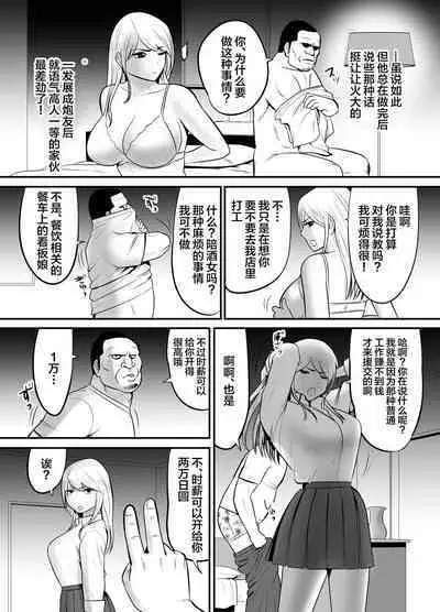 Enkou Gal Bitch ga Hentai Oji-san ni Hamacchatta Hanashi