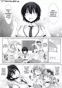 (C86) [Alpha to Yukaina Nakamatachi (Alpha)] Ore ga Onna ni!? Itoko ga Itoko ni!? | I Got Turned Into a Woman!? And My Cousins Turned Into Guys!? [English] {doujin-moe.us}