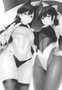 (COMIC1☆15) [Kaki no Tane (Summer)] Takao to Atago no Choppiri H na RQ Satsueikai (Azur Lane)