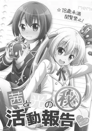 茜と光のマル秘活動報告