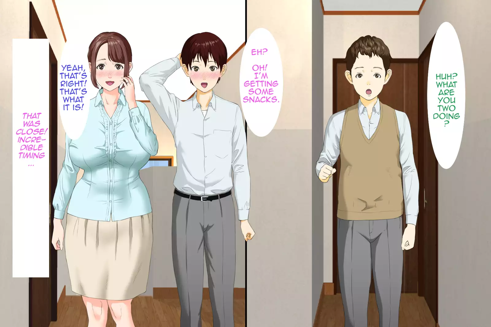 Kinjo Yuuwaku Daisandan -Tomodachi no Okaa-san Hen- Zenpen | Seducing the Neighborhood Lady - Friend's Mother