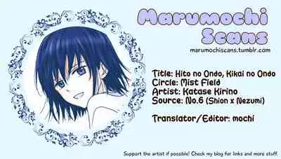 (C82) [Mist Field (Katase Kirino)] Hito no Ondo Kikai no Ondo | A Human's Temperature, A Machine's Temperature (NO.6) [English] [Marumochi Scans]