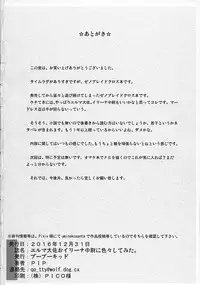 (C91) [BooBooKid (PIP)] Elma Taisa to Irina Chuui ni Iroiro Shite Mita. (Xenoblade Chronicles X)