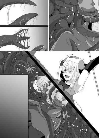 Mesugaki Mahou Shoujo wa Daikkirai na Zako Youma ni Karada o Torikomareta node Kankaku Shadan no Mahou o Tsukatte Asa made Taeru