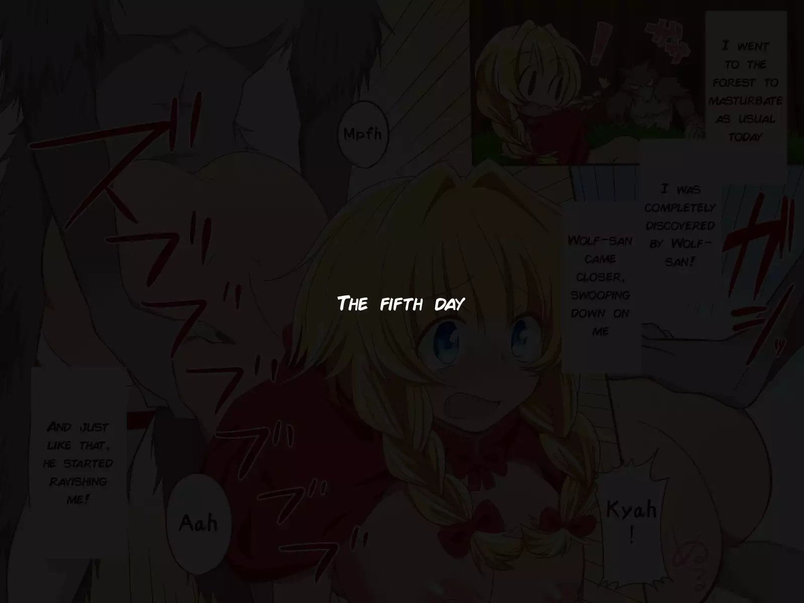 Futanari Akazukin-chan no Ecchi na Hibi