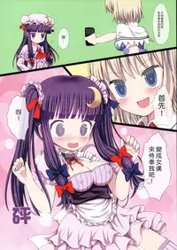 (C85) [Nanmin Festival (Gibuchoko)] Touhou Maid-kun Pero Keikaku Vol. 3 Patchouli & Alice (Touhou Project) [Chinese] [Kanade汉化组]
