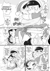 (Kahou wa Nete Matsu 6) [MatsuCha. (Maccha)] Present o Mawasou! | Let’s give a present! (Osomatsu-san) [English] [Rotti Totti]