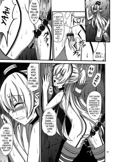 [Aiirosakura (Aikawa Ryou)] Kuubo Wo-Kyuu-chan no Amatsukaze Yuri Dorei Choukyou -Shiri Dorei Keiyaku Hen- | Standard Carrier Wo-Class's Amatsukaze Yuri Slave Training ~Ass Slave Agreement~ (Kantai Collection -KanColle-) [English] [Pangean] [Digital]