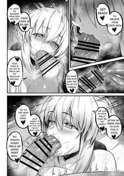 (C101) [ZENTANGLE (Hirasawa Zen)] Morgan to Saber Alter no Tane Shibori Nikki | Morgan and Her Sister's (Artoria Alter) Semen Squeezing Diary (Fate/Grand Order) [English] [Stanley]