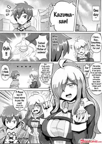 (COMIC1☆11) [Shinshi Kouryuuku (Blade)] Kono Binbou na Tenshu ni Seifuku o! | Turning This Poor Shopkeeper Into Sex Goods! (Kono Subarashii Sekai ni Syukufuku o!) [English] [Doujins.com]