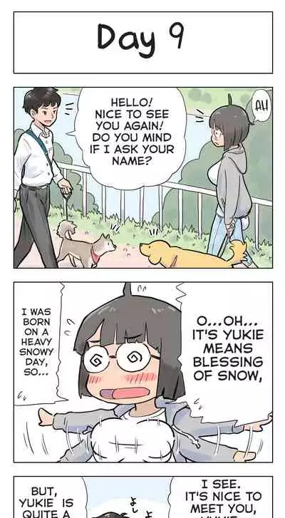 [Lithium] 100-nichigo ni Aiken to Sex suru Jimi Kyonyuu Megane-chan (Day 1-15) [English] [Milky_y]