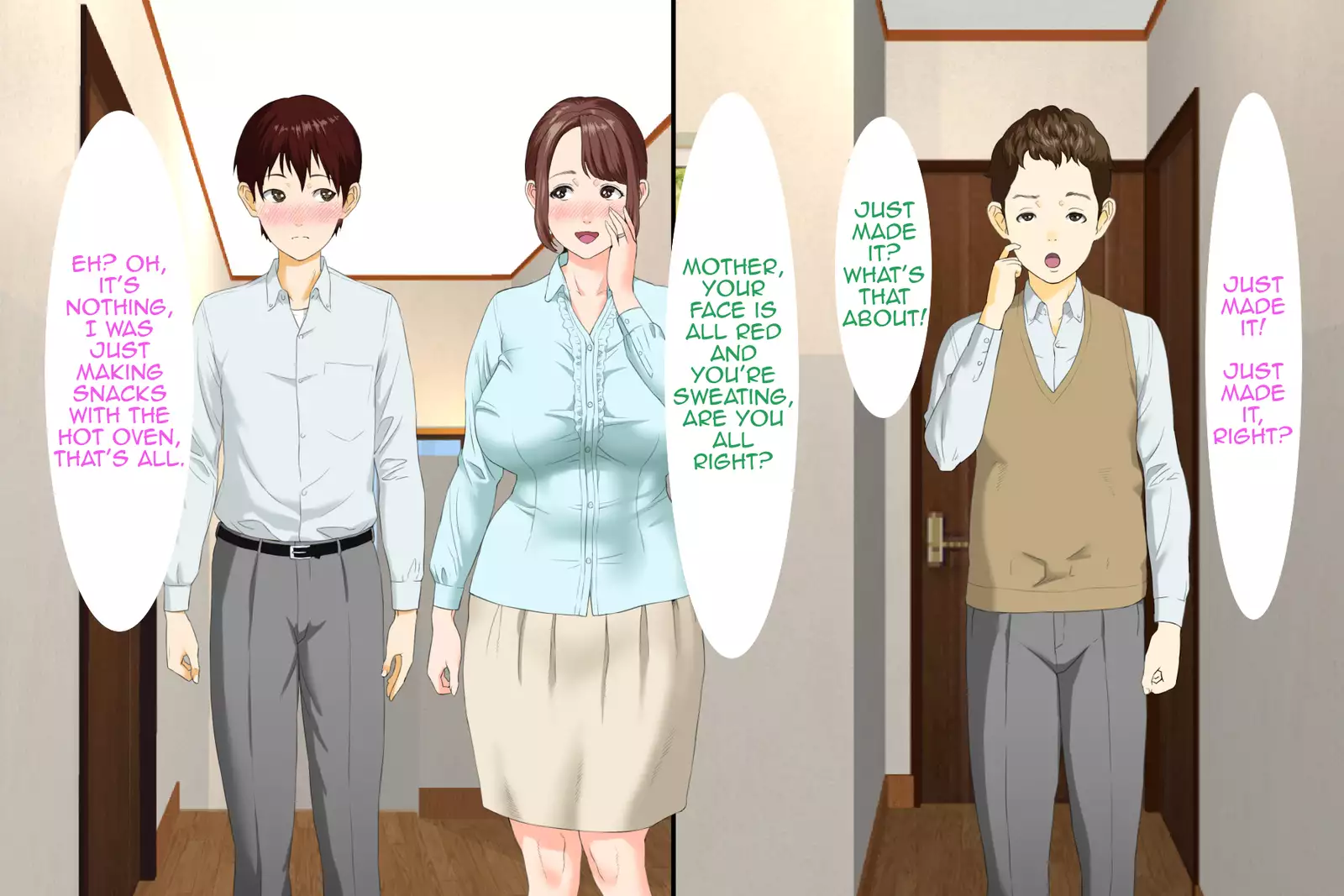 Kinjo Yuuwaku Daisandan -Tomodachi no Okaa-san Hen- Zenpen | Seducing the Neighborhood Lady - Friend's Mother